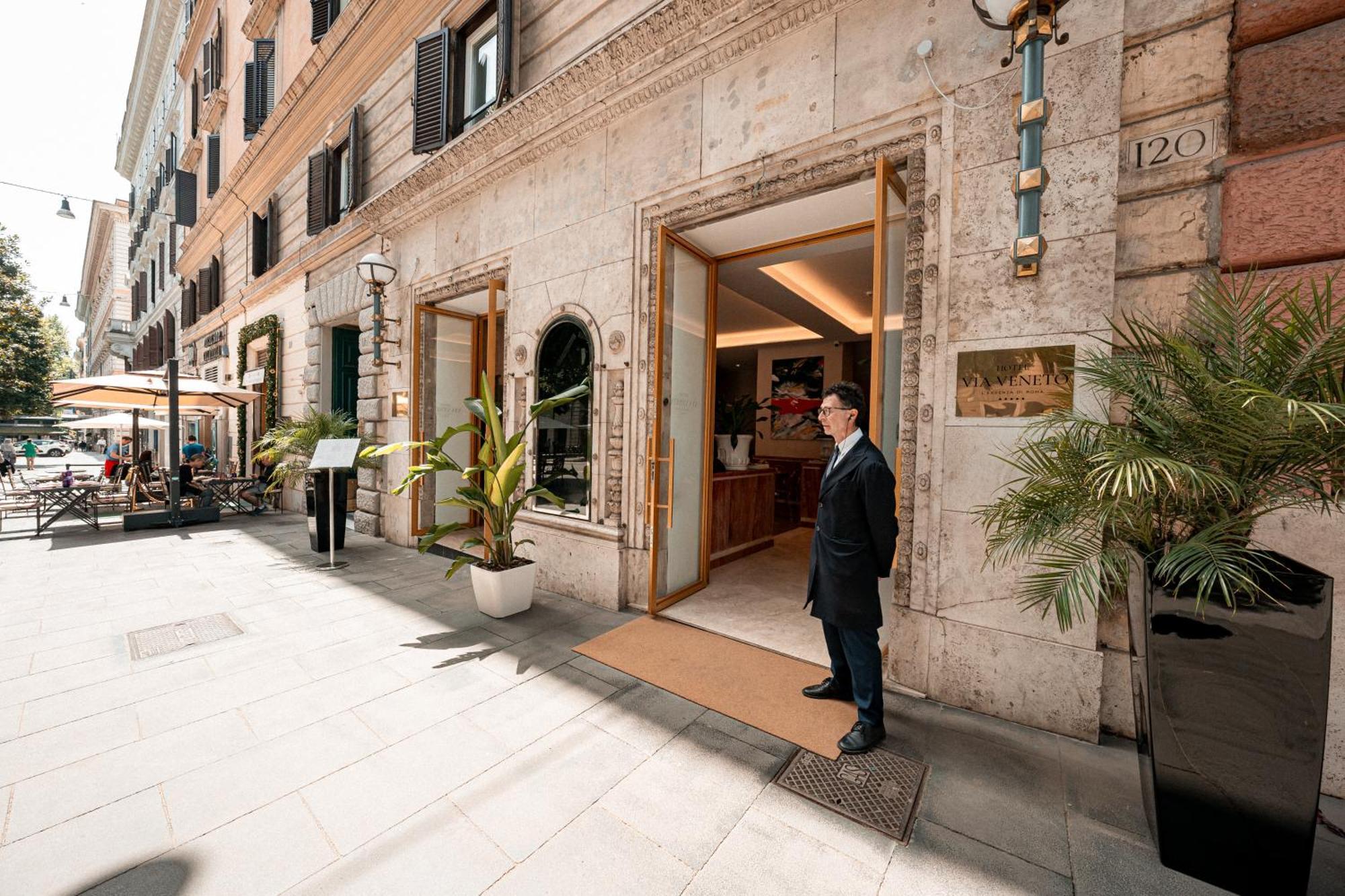 Hotel Via Veneto Roma Esterno foto
